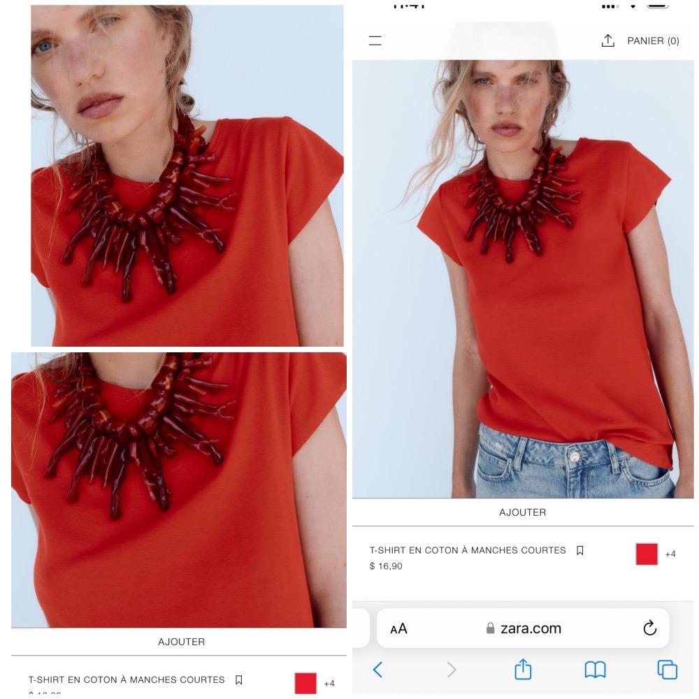 t-shirt manches courtes ZARA  tt neuf 