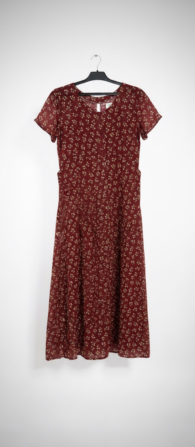 Robe longue rouge