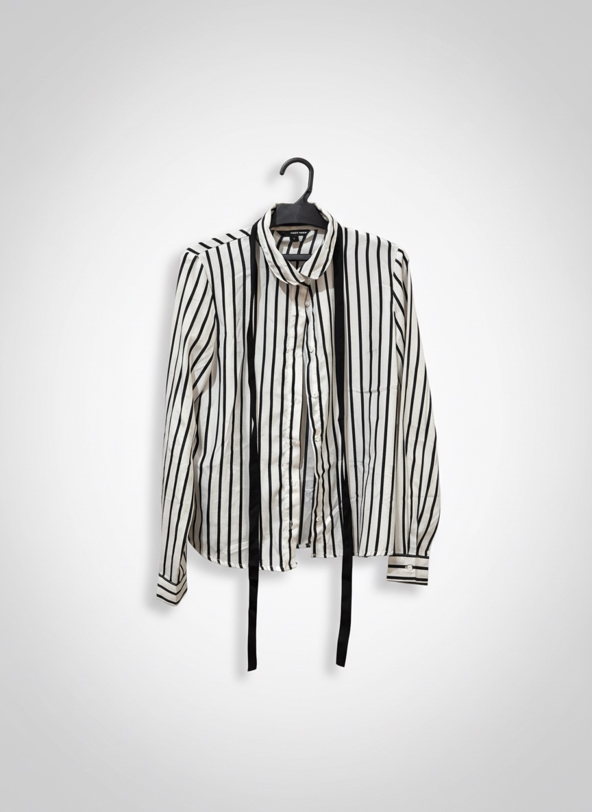 Chemise rayé noir et blanc