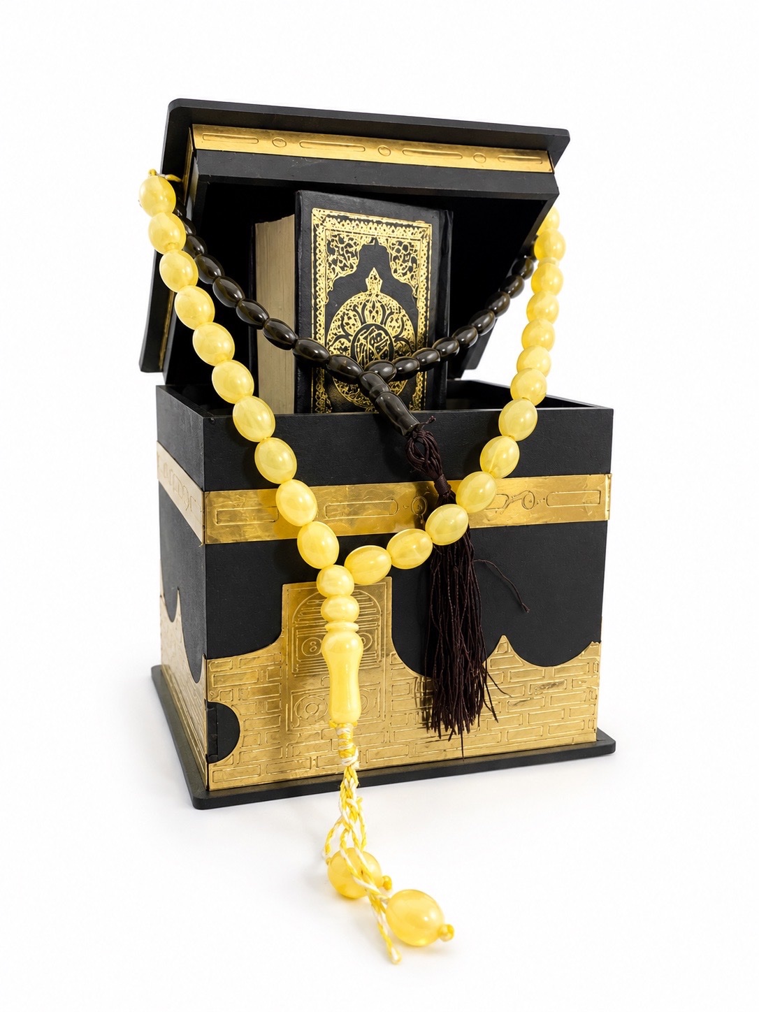 Coffret décoratif élégant avec chapelet