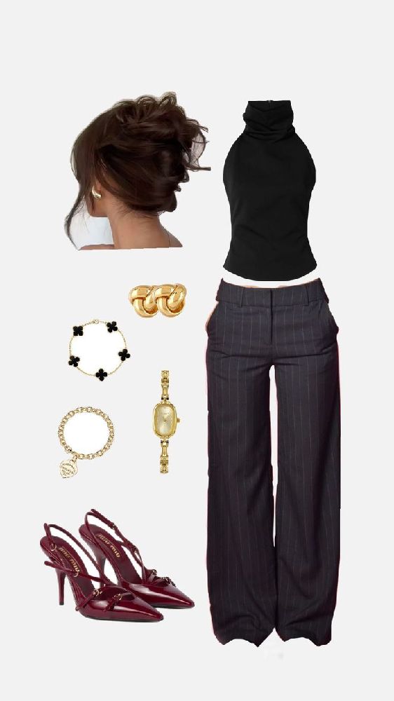 Zara stripped dress pants 