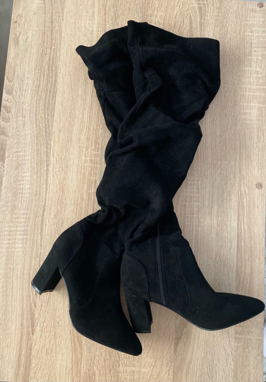 Bottes daim noires
