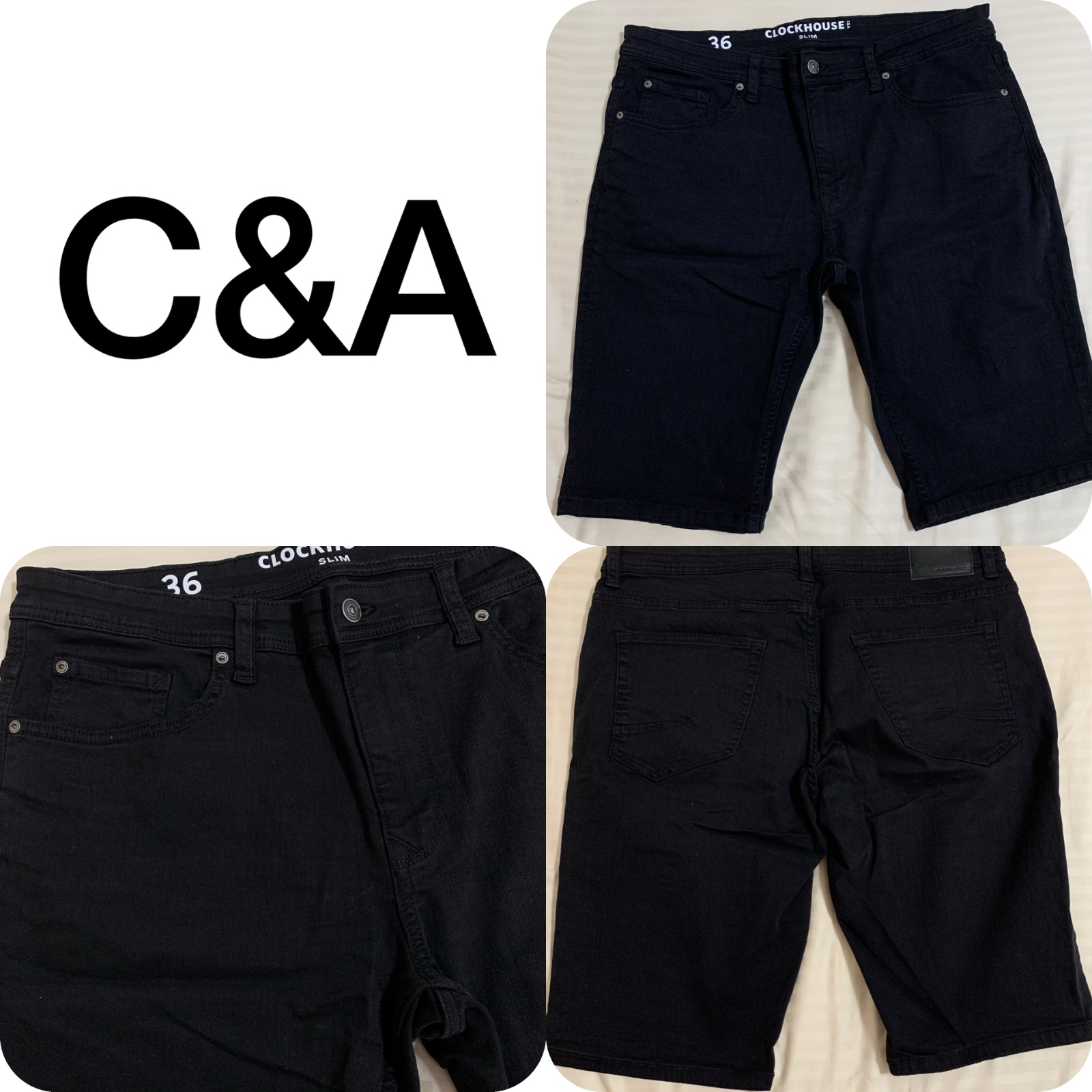 Short jean homme C&A taille 44 