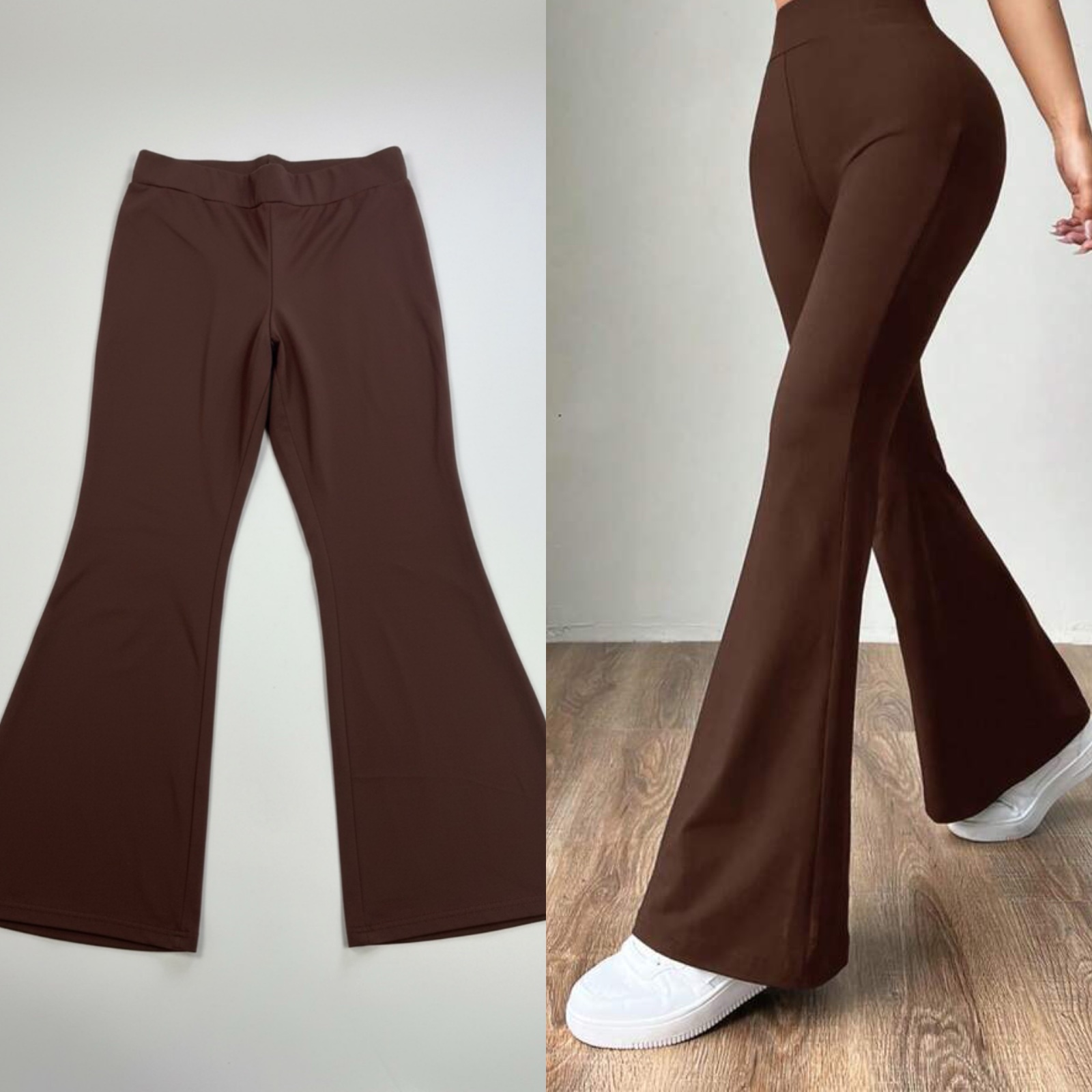 Pantalon legging patte d'éléphant 