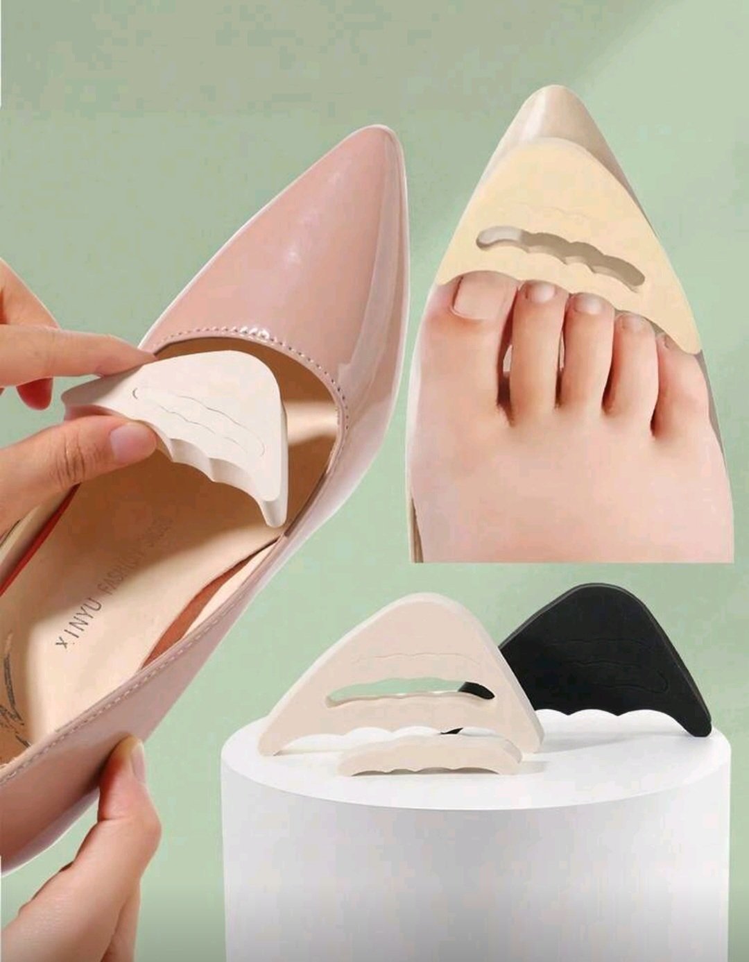 Subliiime❤️ 4pièces coussinets de semelle intérieure pour talons haut soins des pieds pour port prolongé neuuuf