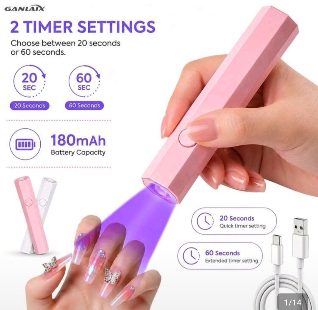 ❤️🔝💅Chaya7 dhwefrek, Lumiere UV pour secher les ongles, portatif