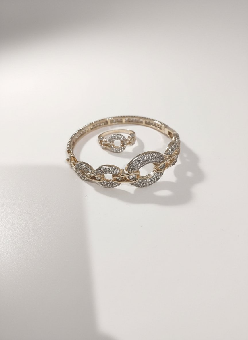 Ensemble bague et bracelet 