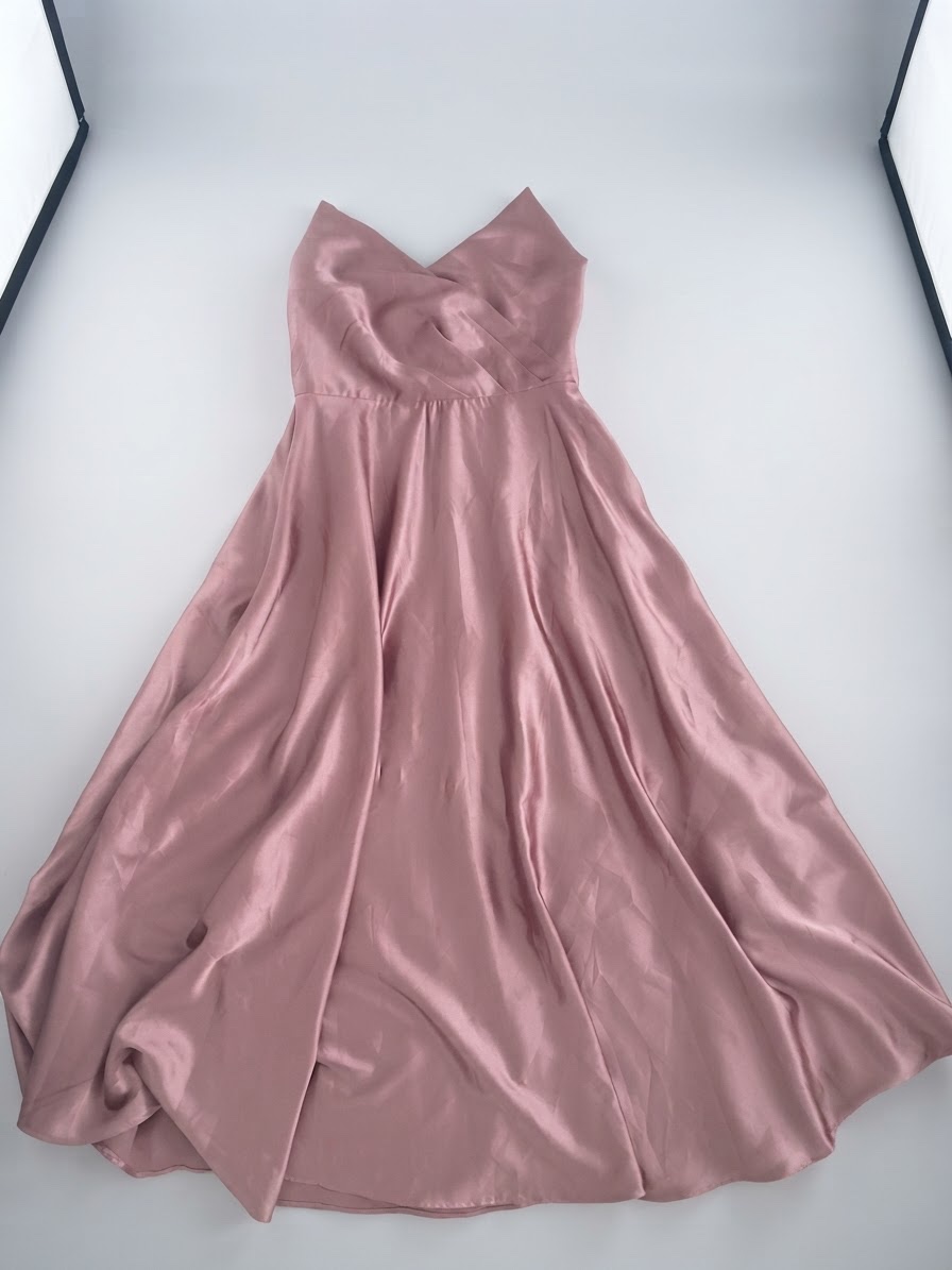 Robe soirée satinée