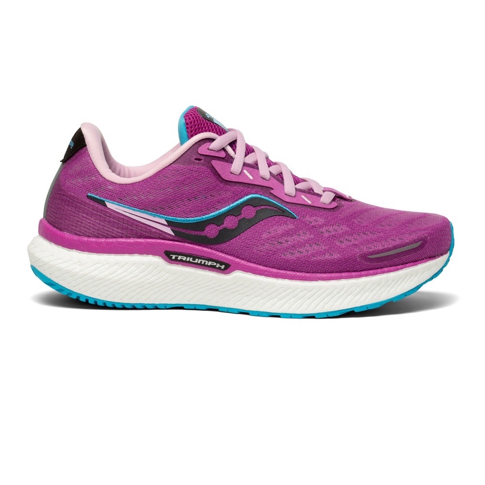 Saucony Women's Triumph 19 running shoes in purple
