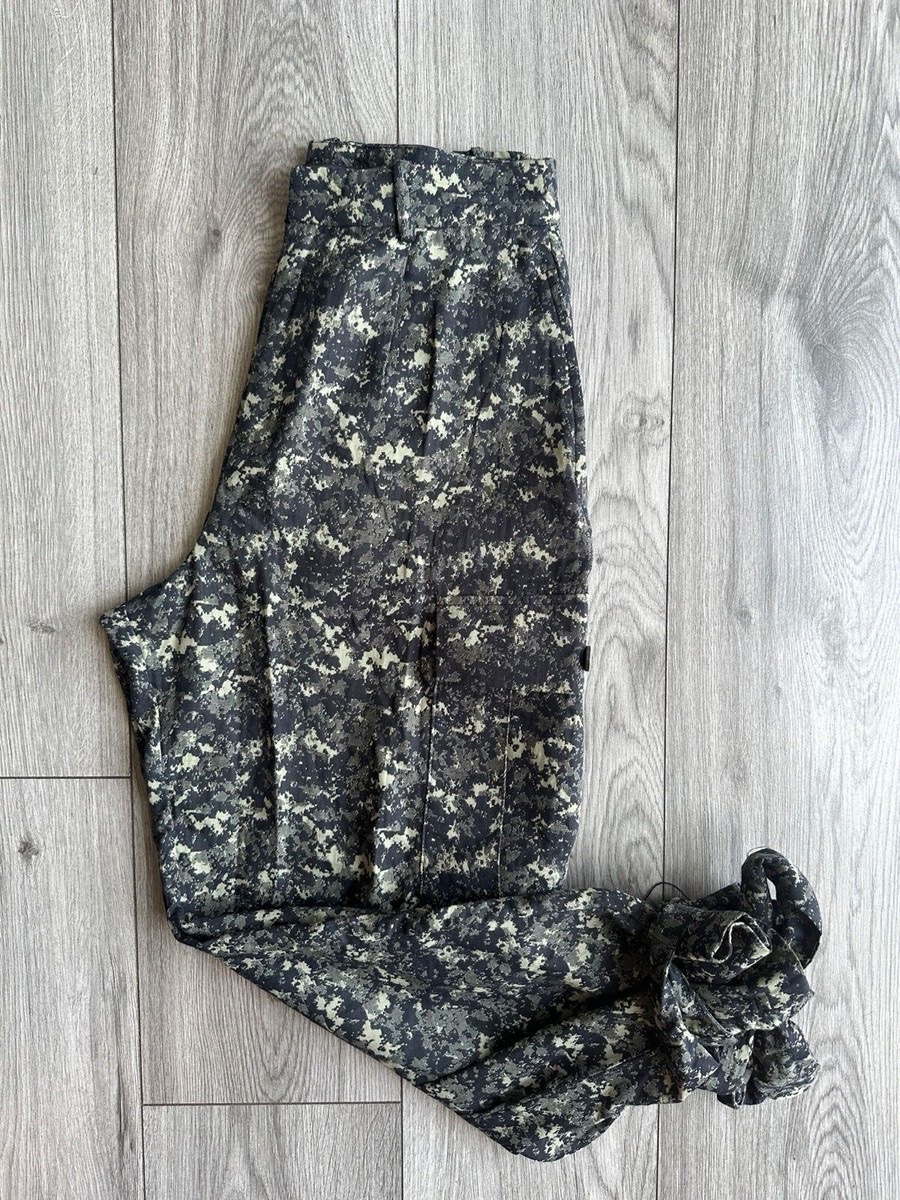Zara Camo Print Cargo Pants