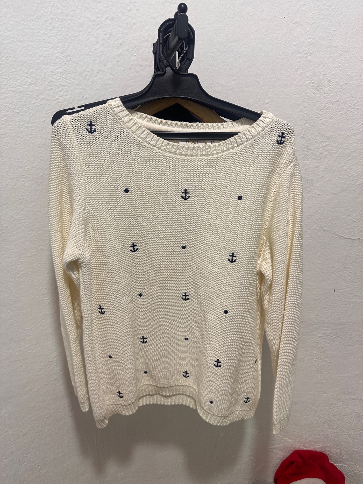 Nautical-style crewneck sweater