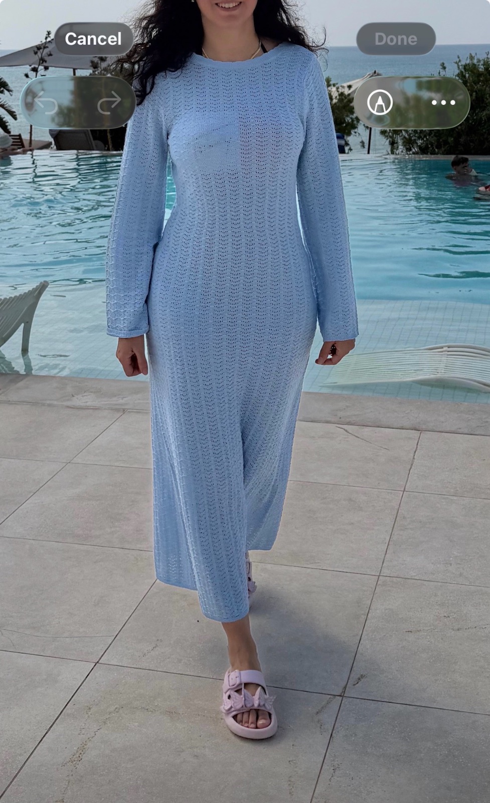 Robe crochet plage 