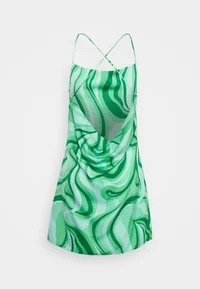 Robe effet satinée