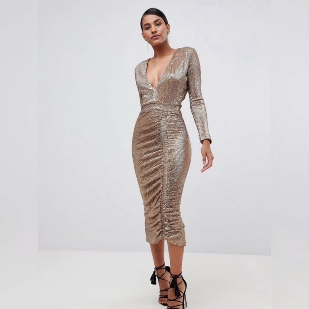 Robe soirée à sequins Lavish Alice