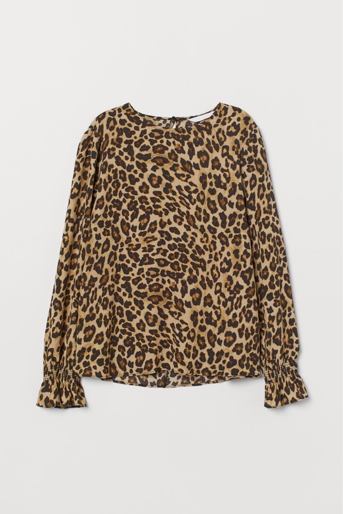 Blouse léopard H&M