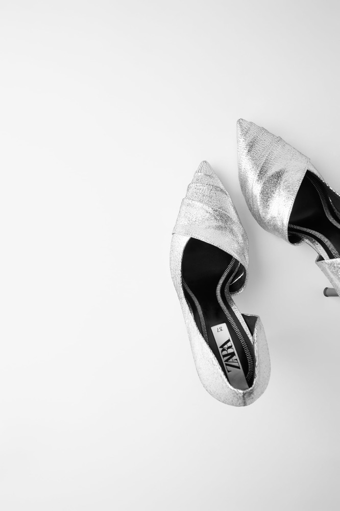 Talons Zara argente