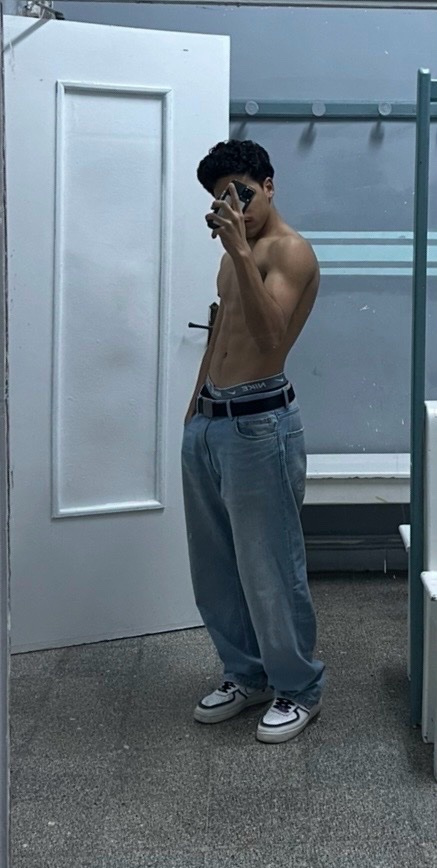 Pantalon jeans Bershka bleu