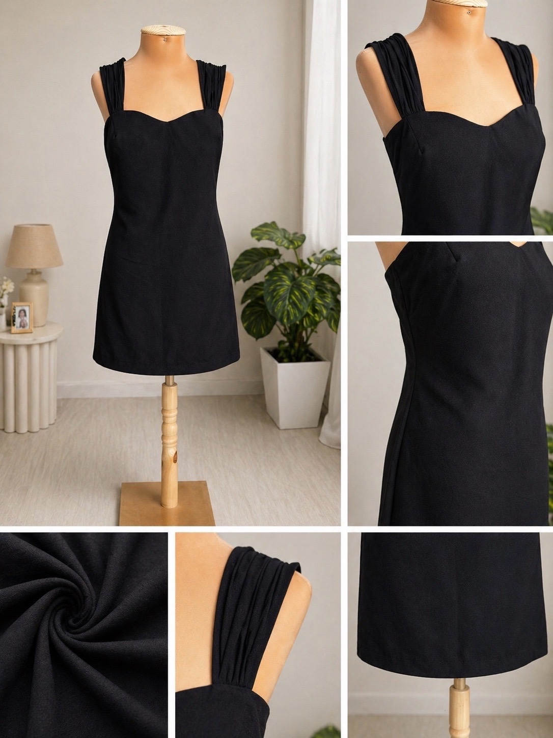 Robe noir courte