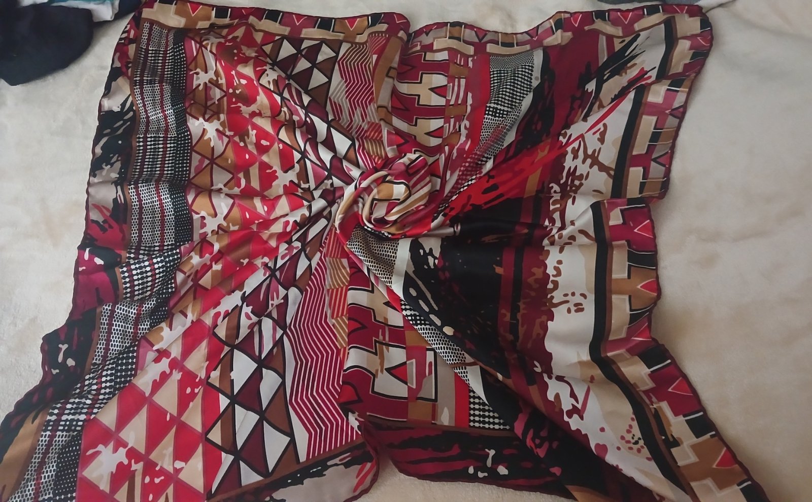 Foulards satin de soie
