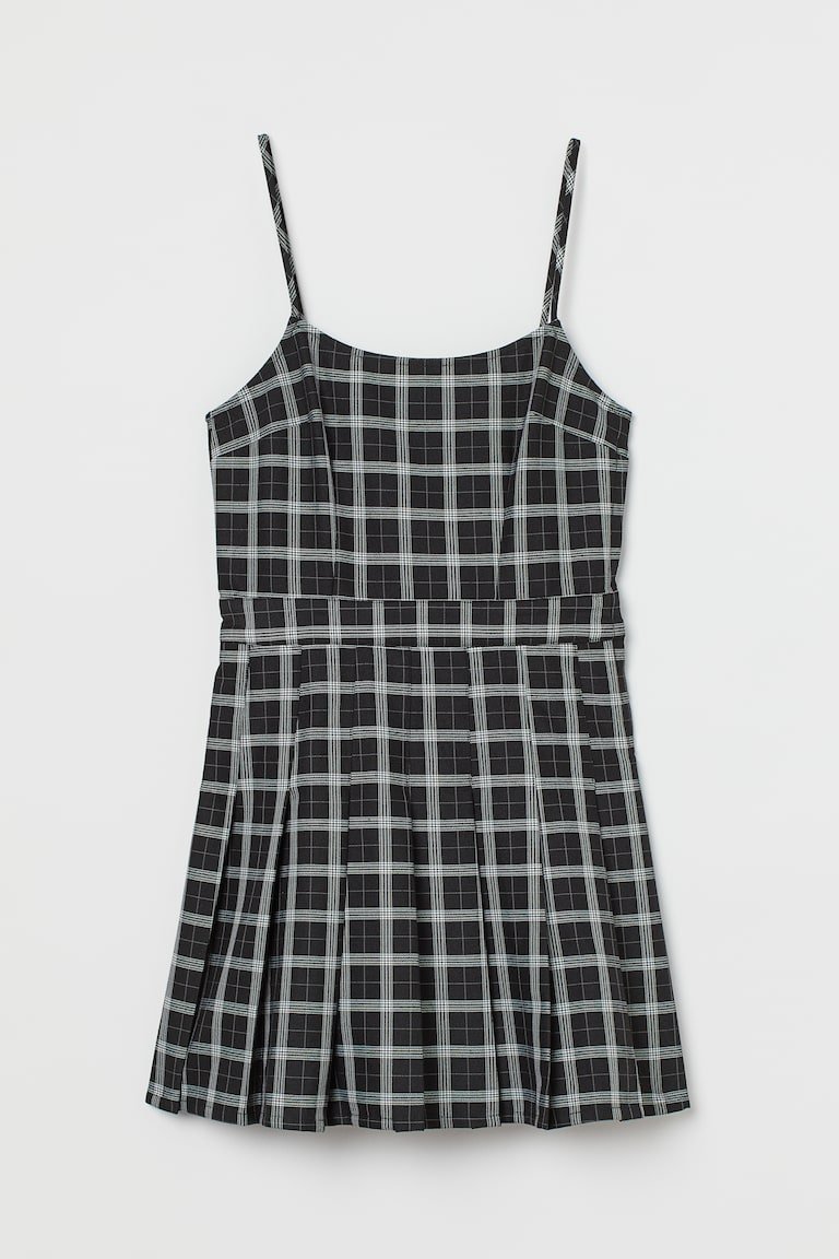 Robe courte a carreux H&M 