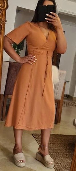 Robe croisé