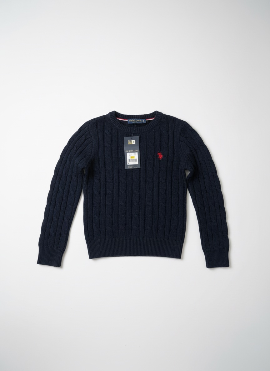 Pull U.S. Polo Assn. bleu marine 