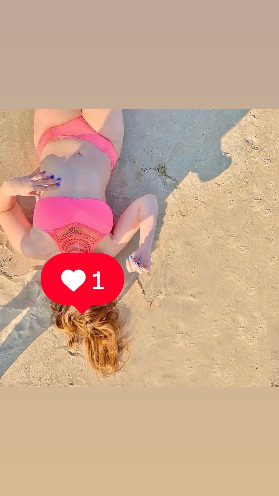 Bikini en corail fluo