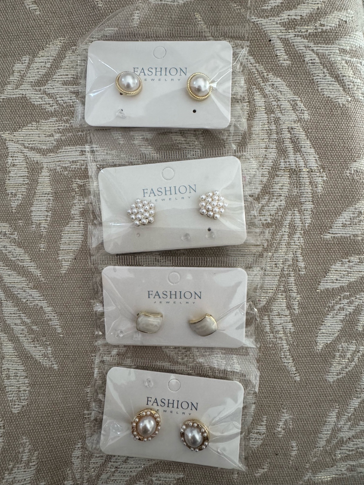 4 sets of earrings