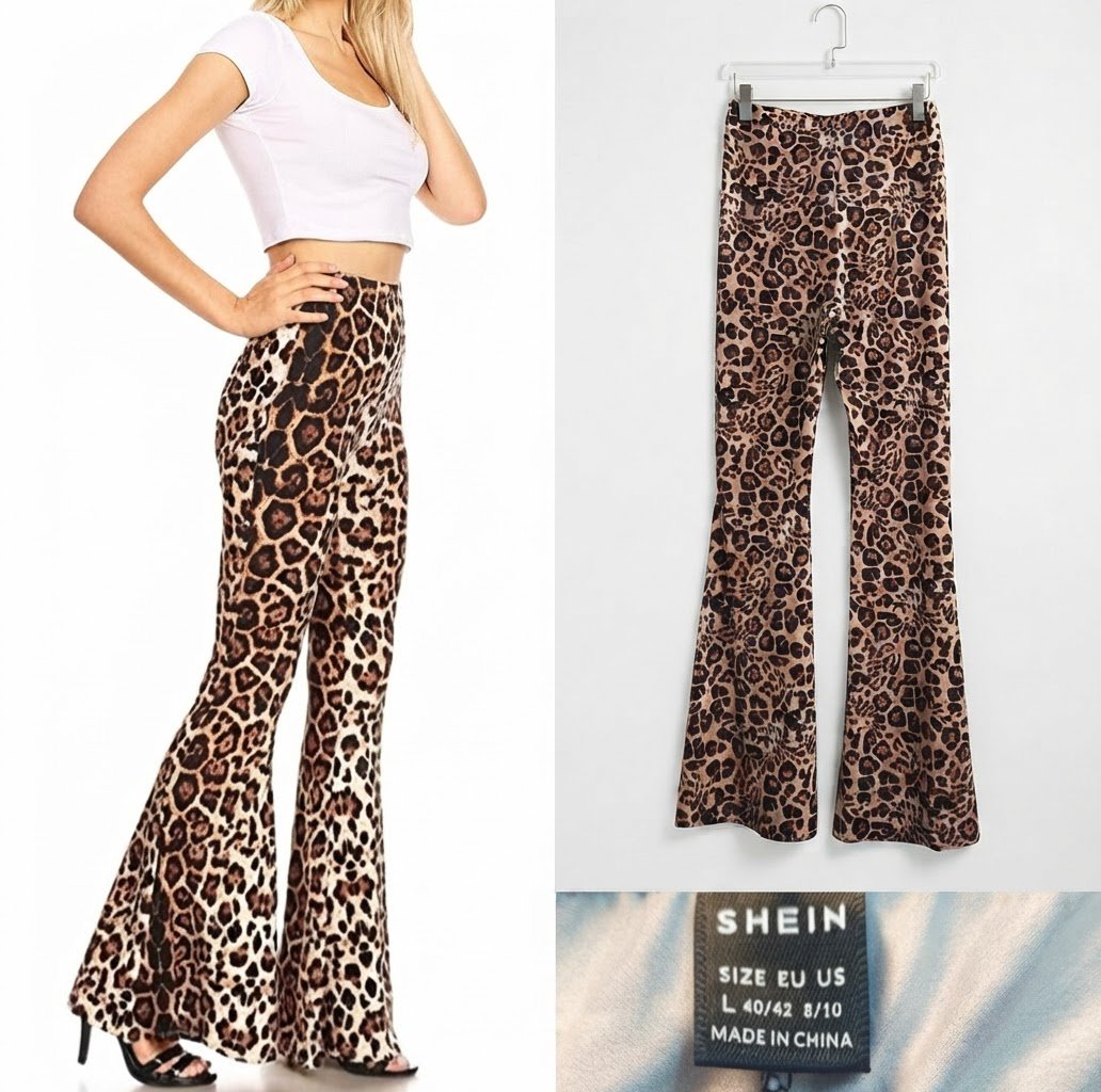 Pantalon imprimé flair 