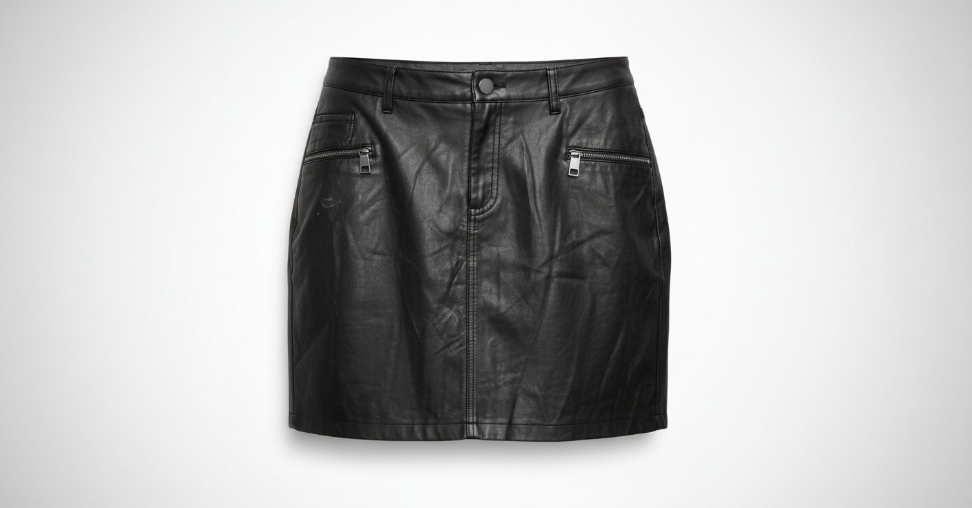 Jupe en cuir 