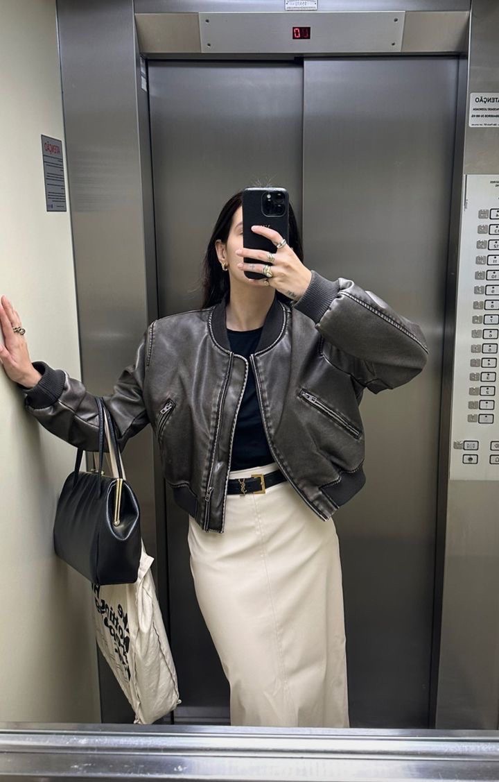 Veste similicuir 