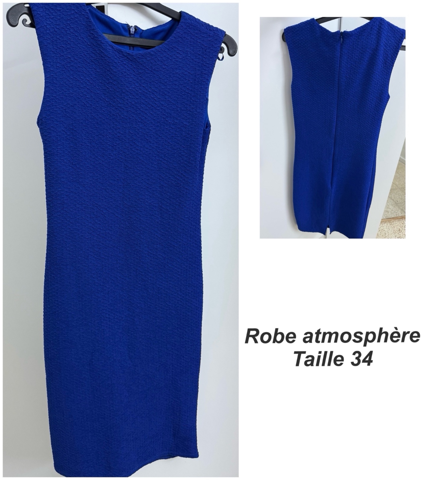 Robe bleu roi élégante
