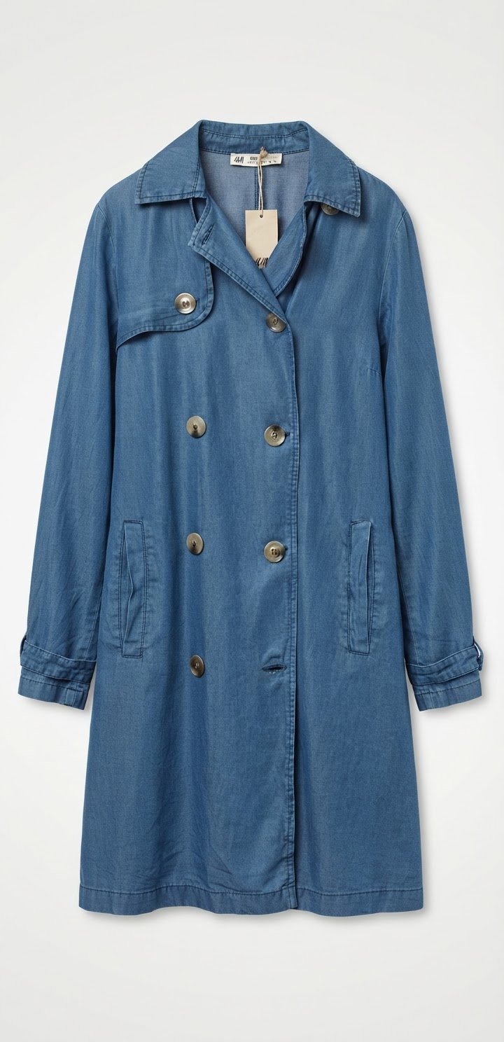 Veste geans femme longue 