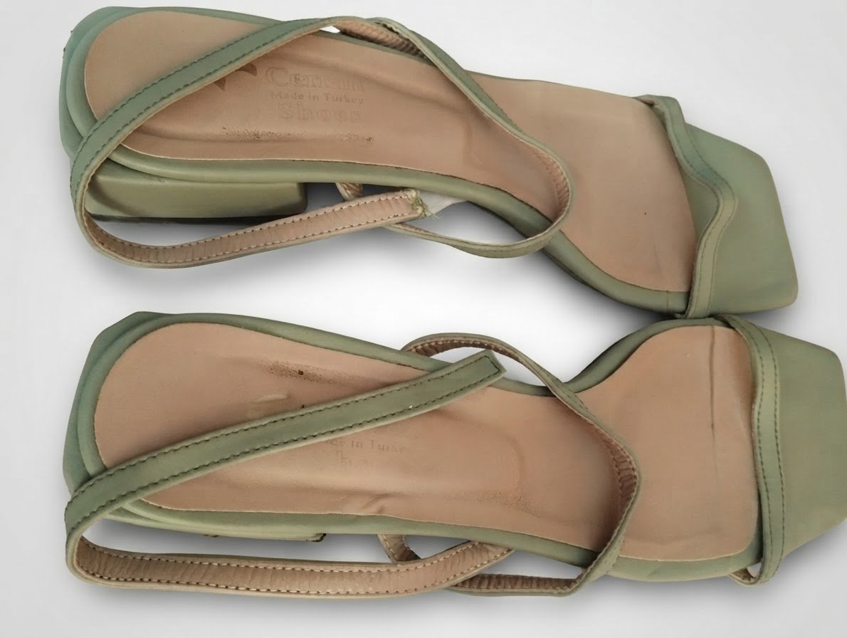Sandales femme en Vert 