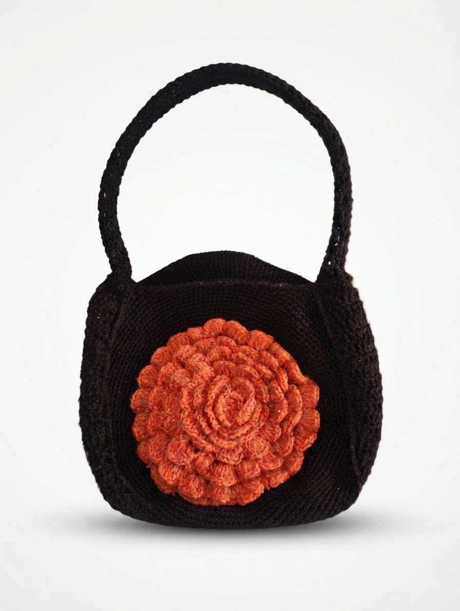 Sac couffin en crochet 