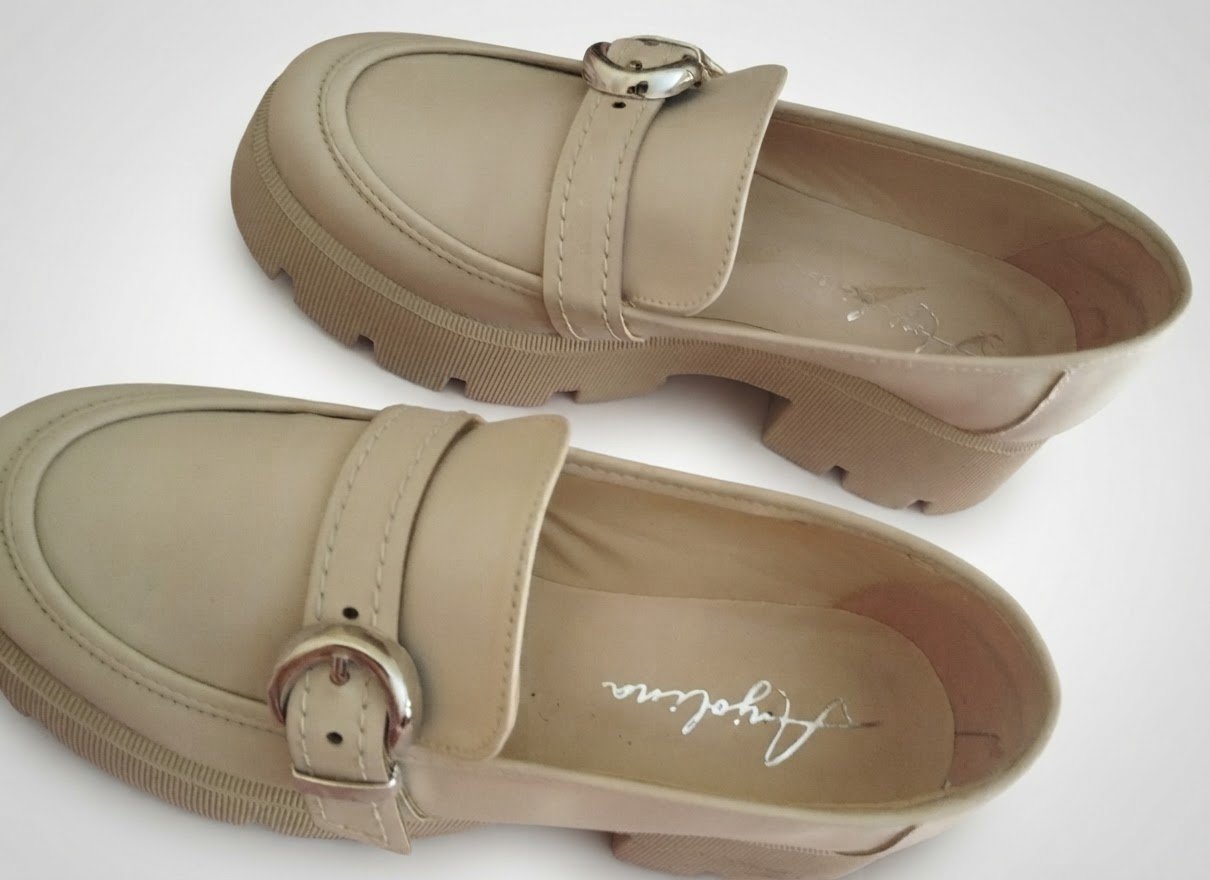 Derbies beige 