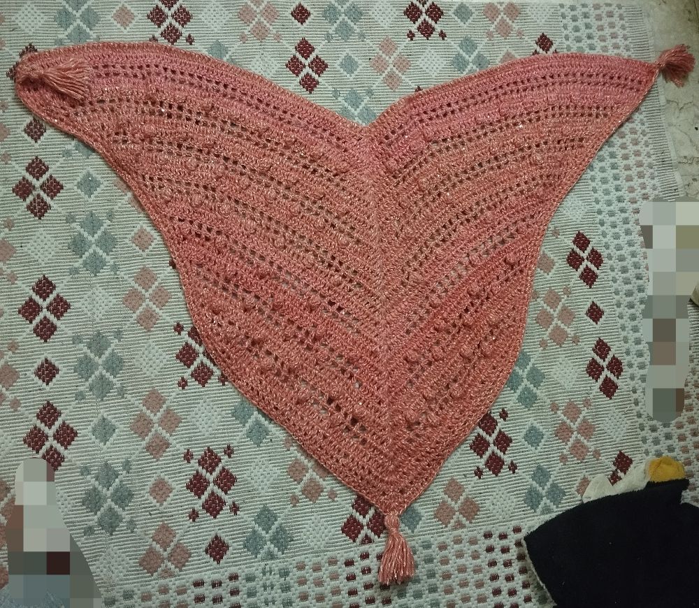 Cape femme en crochet 