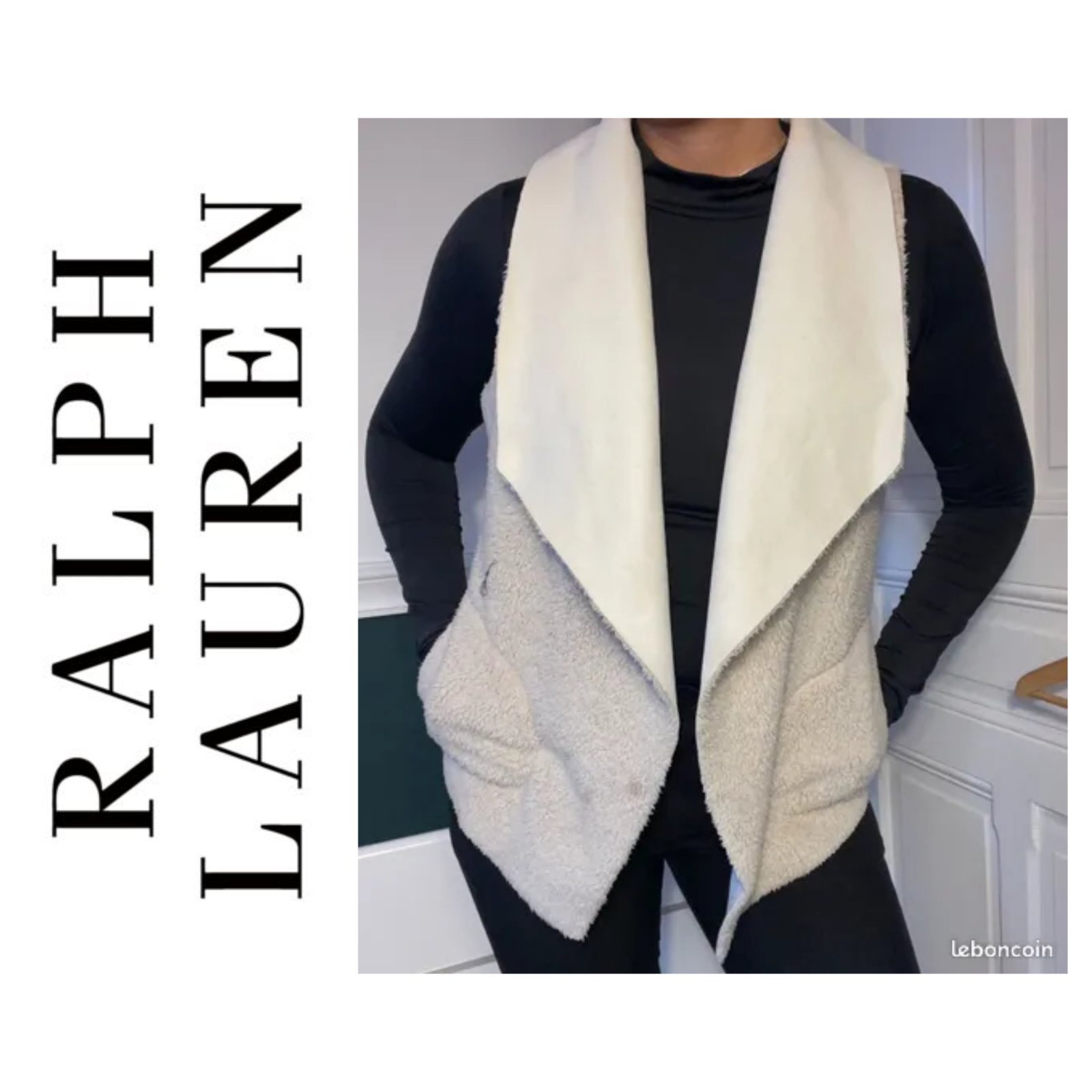 Cardigane polaire Raleph lauren authentique 