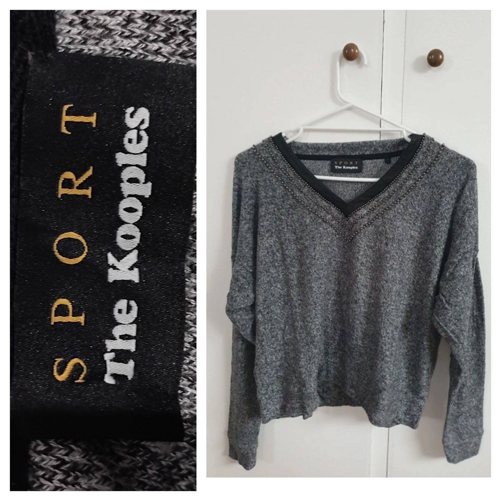 Pull gris the kooples authentique oversaiz 