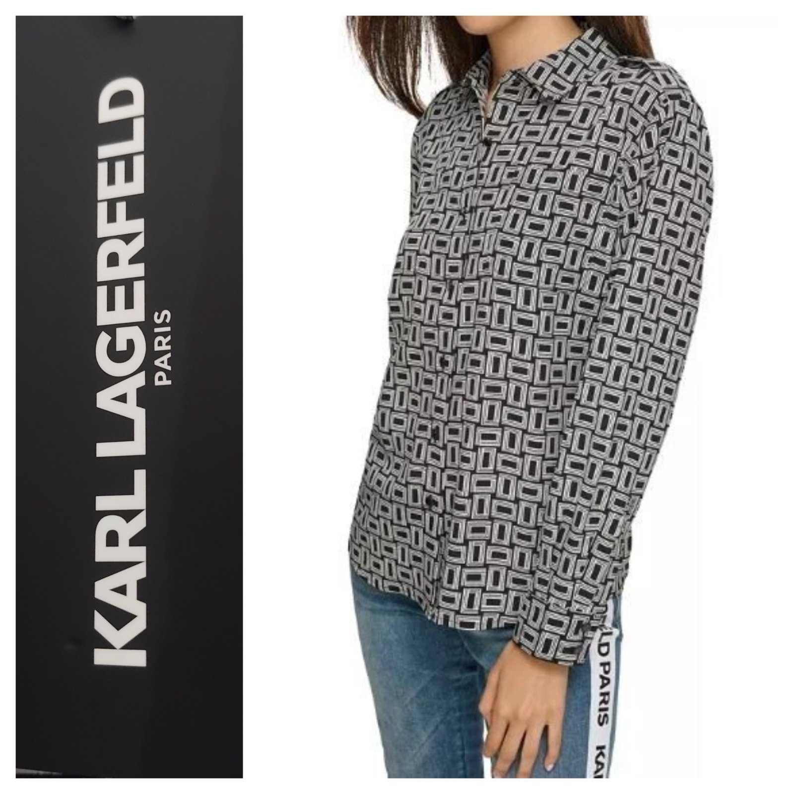 Chemise karl lagerfeld authentique neuf 