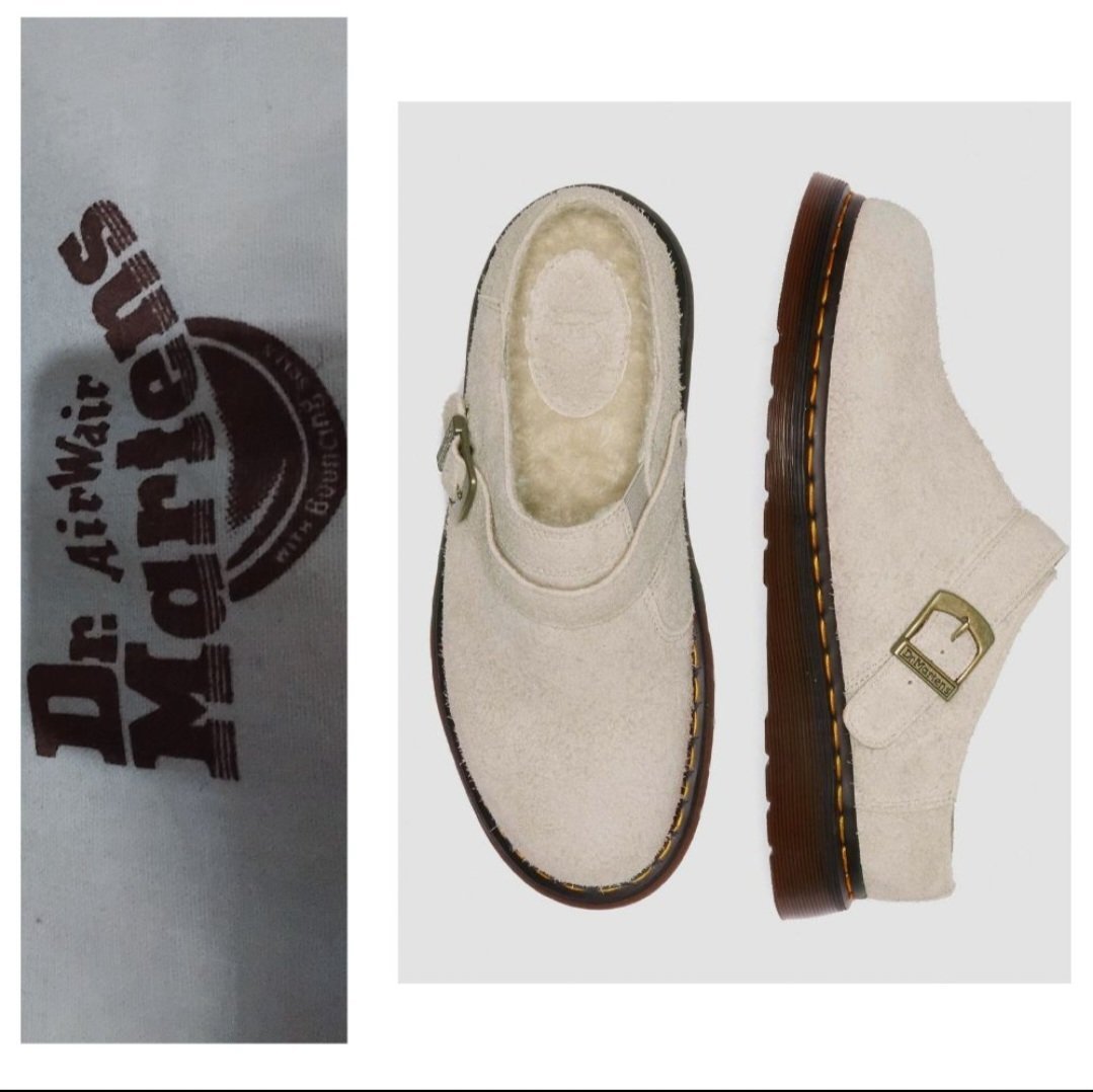 Sabots dr martens isham en daim