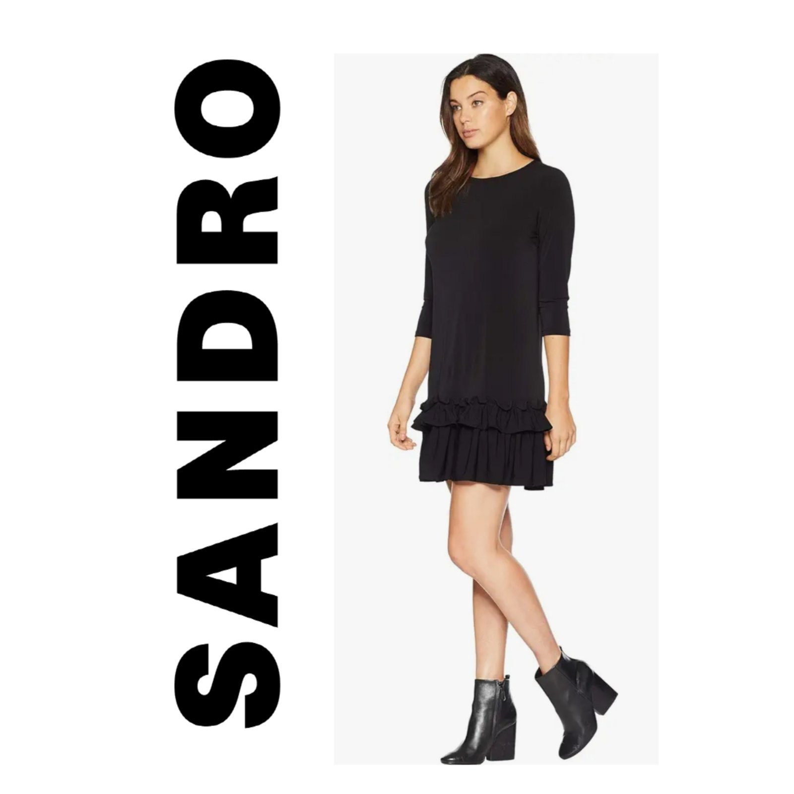 Robe sandro en viscose 