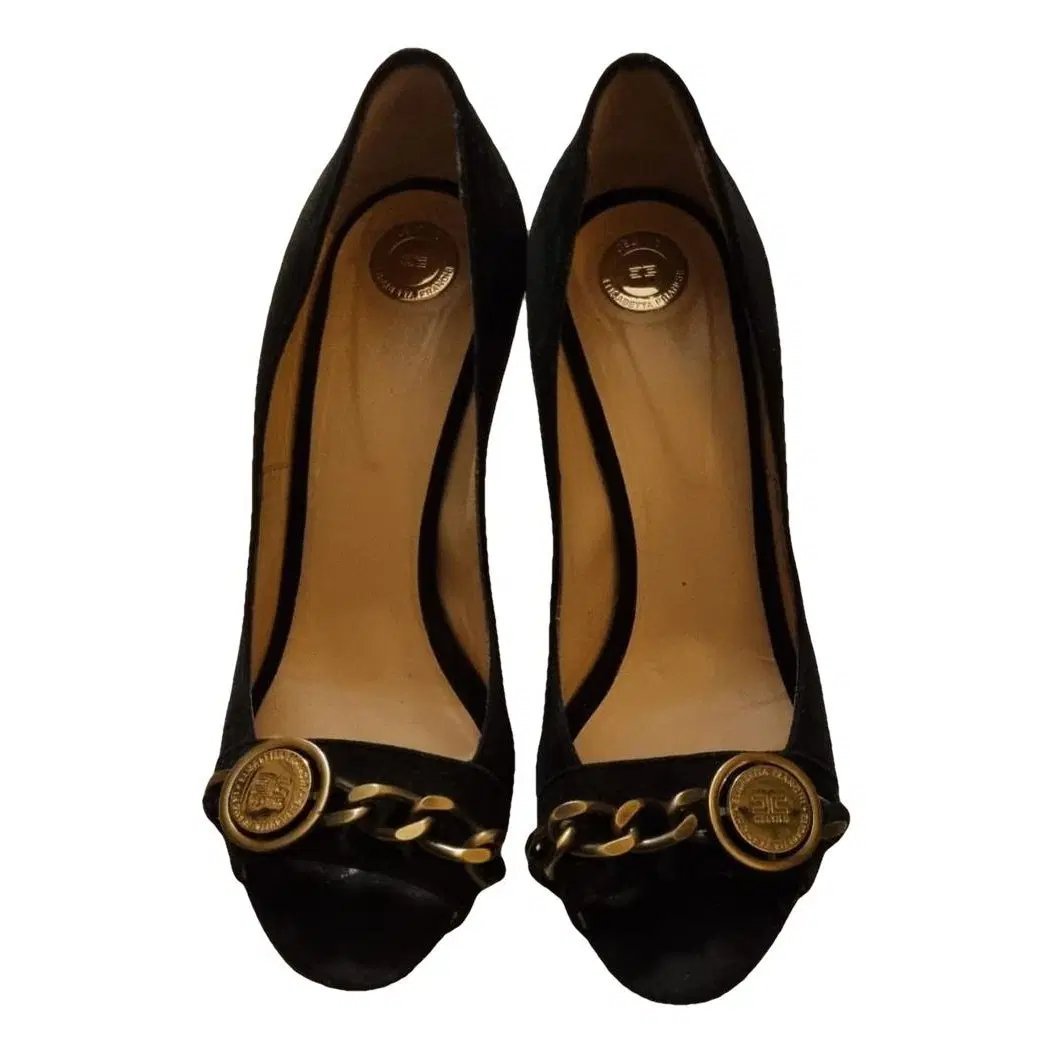 Escarpins elisabetta franchi authentique daim 