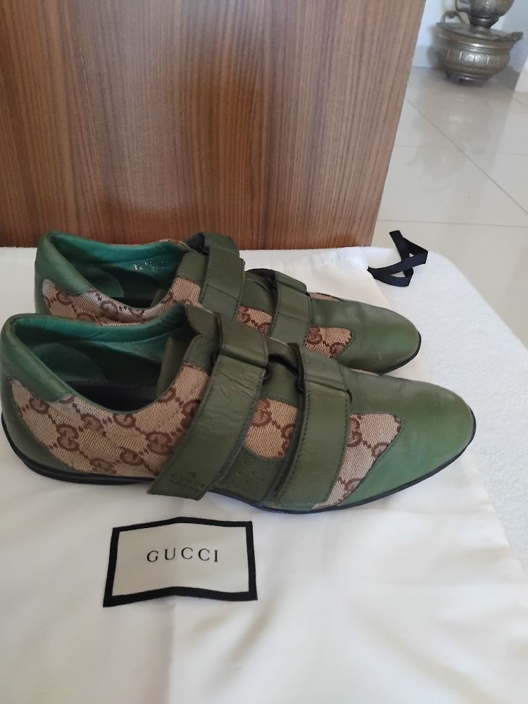 Basket gucci authentique monogramme 