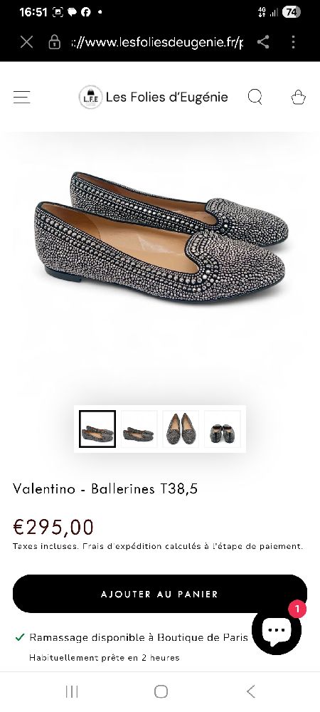 Ballerine valentino gravani 