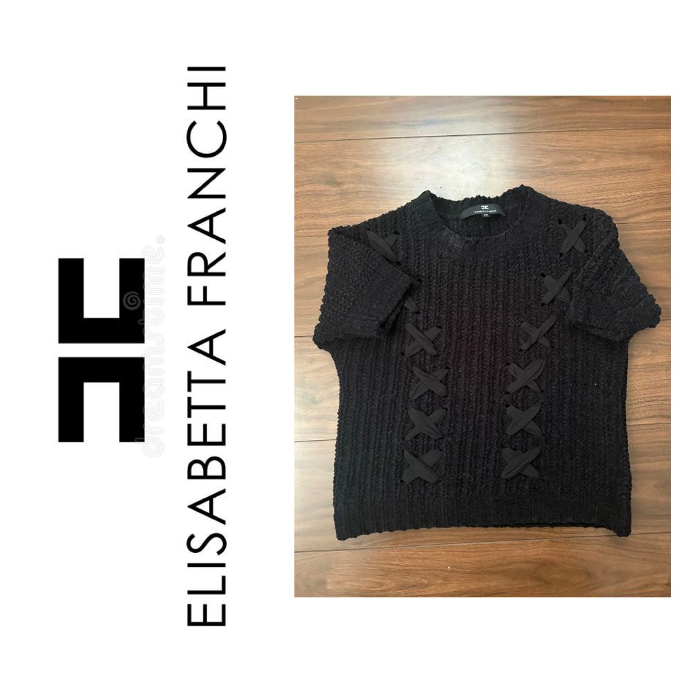 Pull velour elisabetta franchi authentique 