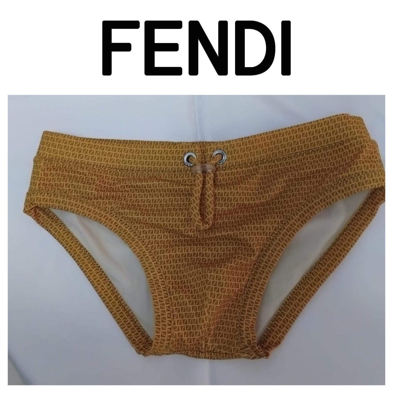 Maillot fendi monogramme authentique pour garçon 6 ans