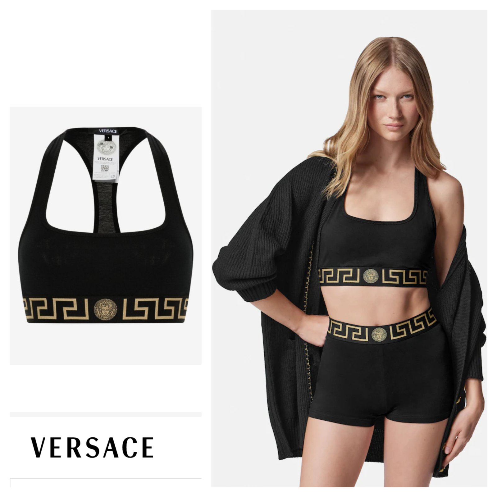 Sotien gorge top versace authentique neuf avec tiket 