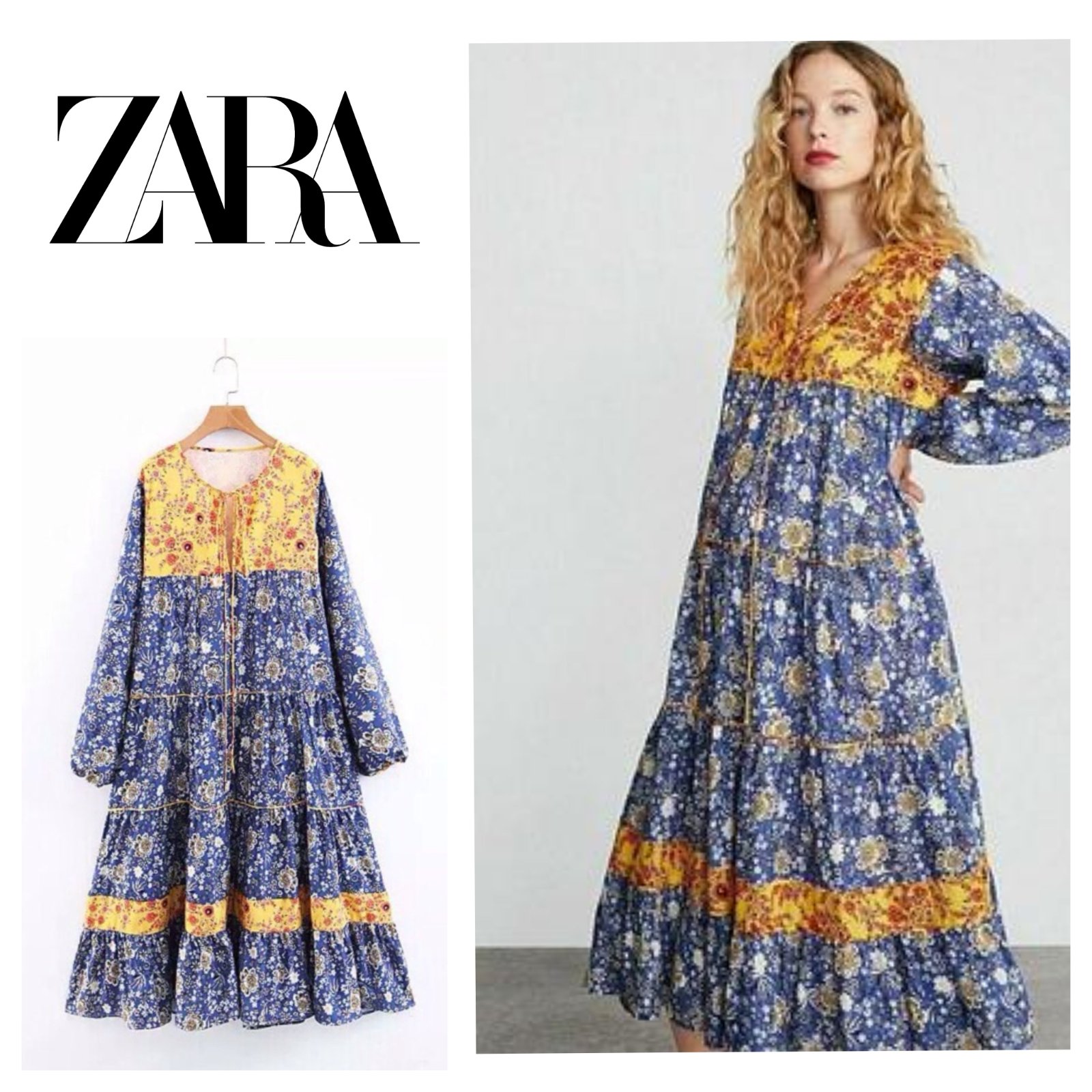 Robe zara maxi 