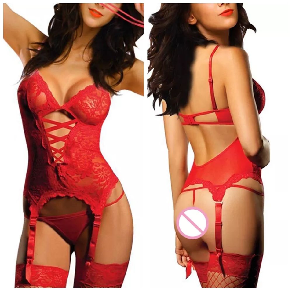 lingerie sexy rouge